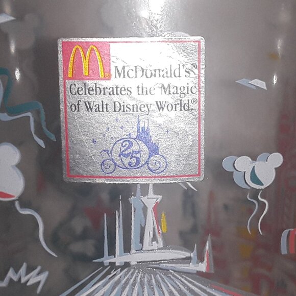 Disney World/ McDonalds 25th Anniversary Glass - Picture 4 of 4
